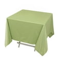 thumbnail image 5 of BalsaCircle 70x70 in Sage Green Scuba Polyester Square Tablecloth Party Linens Events Decorations Supplies, 5 of 8