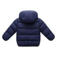 thumbnail image 2 of Esho 1-6T Toddler Girls Boys Winter Warm Hooded Coats Jackets, Kids Zipper Fleece Snow Clothes Outerwear, 2 of 3
