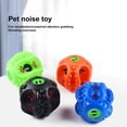 thumbnail image 1 of CBFFDC Convex Protrusion Design Pet Toy Ball Durable Vinyl Interactive Leaky Eating Ball with Built in Sound Generator Engaging Puzzle Molars Toy for Dogs, 1 of 6