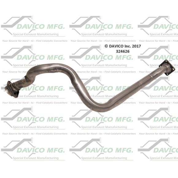 Davico 324626 Prebent exhaust, 1 Pack