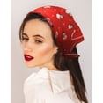 thumbnail image 4 of CBC Crown Women's Christmas Theme Lightweight Soft Silk Feeling Scarf 35" x 35" or 21" x 21", 4 of 7
