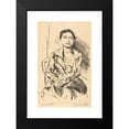 thumbnail image 2 of Lovis Corinth 13x18 Black Modern Framed Museum Art Print Titled - Anneliese Halbe (1918), 2 of 5