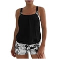 thumbnail image 1 of Traje de baño de dos piezas para mujer, tankini, estampado de hojas, bikini dividido, traje de baño de dos piezas para mujer, tankinis, trajes de baño de 2 piezas para mujer, trajes de baño para mujer, 1 of 5