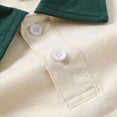 thumbnail image 4 of 200 Grams Cotton Lapel Polo Shirts Preppy Plain Blank Shirt Washed Tees Class uniform, 4 of 5