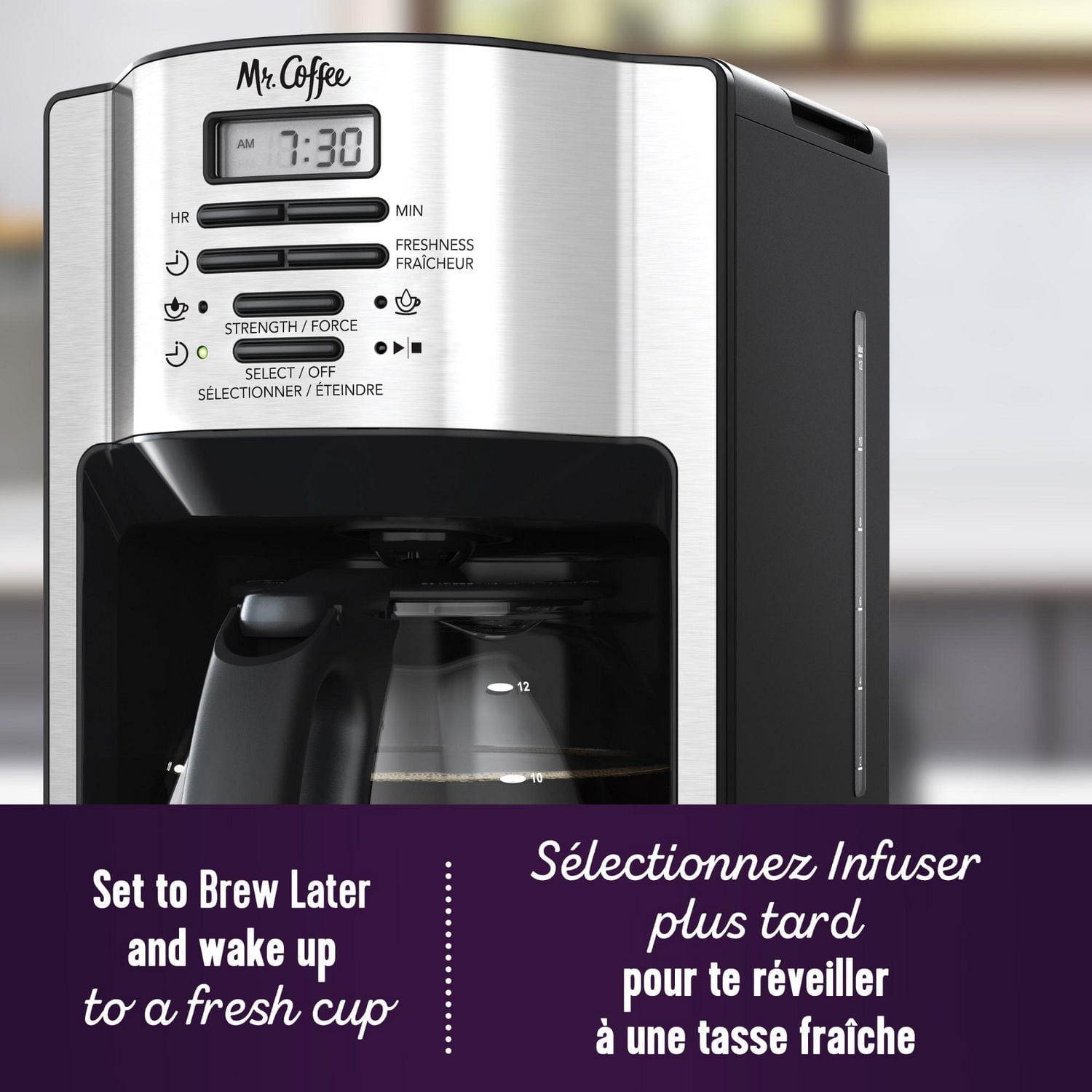 Mr. Coffee 12-Cup Programmable Coffee Maker with Rapid Brew System