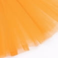 thumbnail image 3 of DuoJiaJ Tutu Skirts for Women Layered Pleated Skirts Ealstic A-Line Adult Dancing Skirts,Orange B, 3 of 5