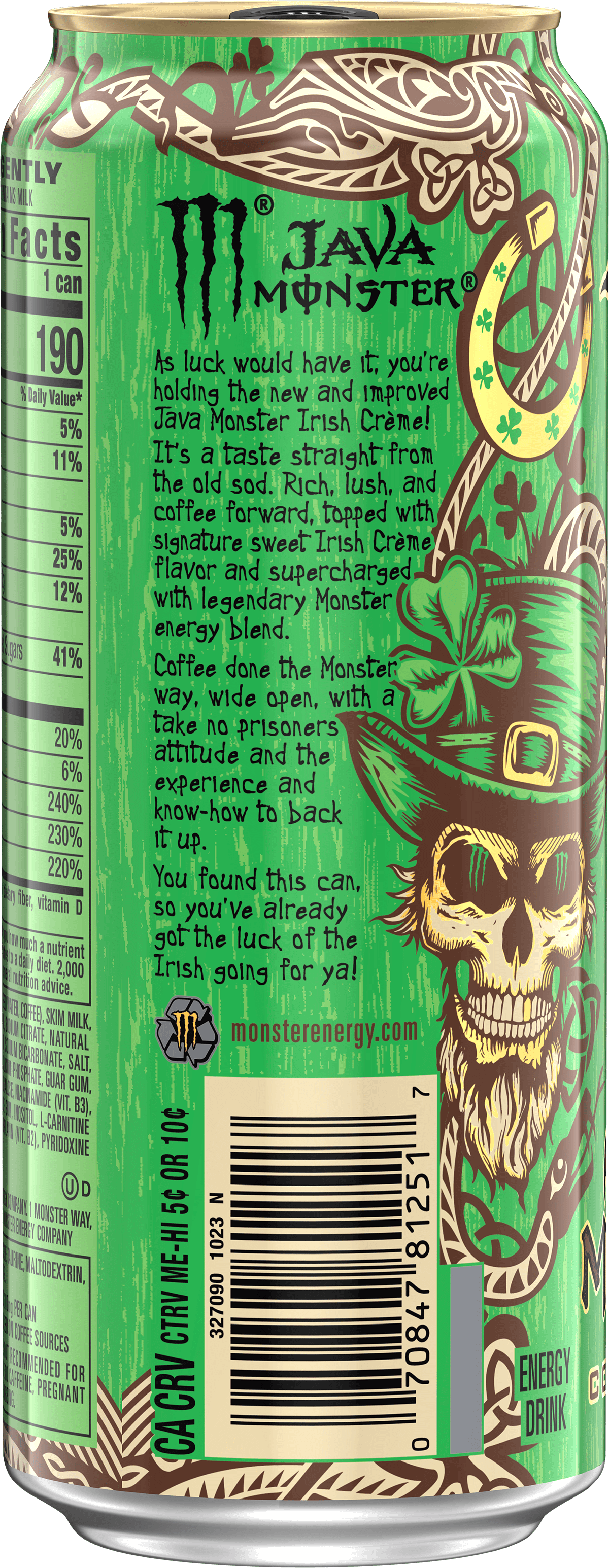 Java Monster Irish Crème, Energy Drink, 1 count, 15 fl oz-Pack Of 6