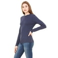 thumbnail image 4 of Bella + Canvas Ladies' Jersey Long-Sleeve T-Shirt - B6500, 4 of 4