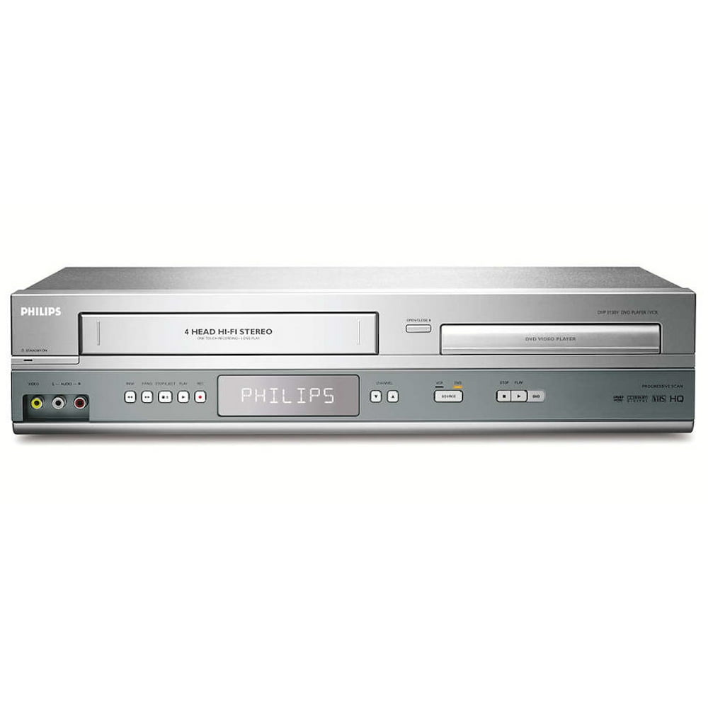 Philips DVP3150V (REFURBISHED) DVD VCR Combo Player Recorder with