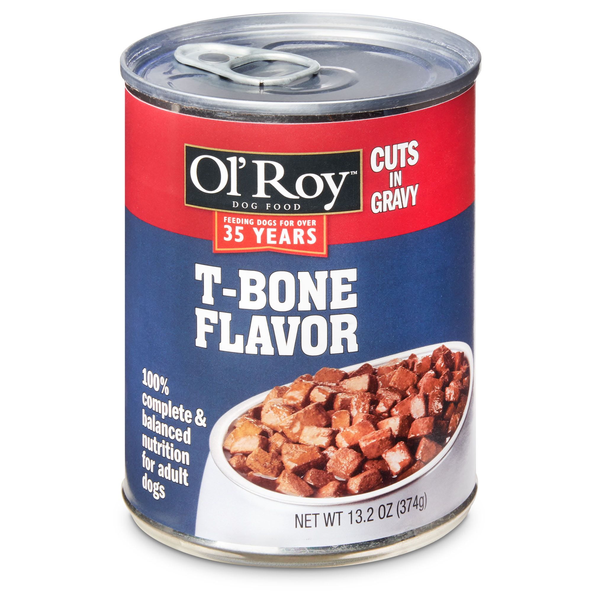 Ol' Roy Cuts in Gravy with TBone Flavor Wet Dog Food, 13.2 oz