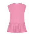 thumbnail image 4 of Niña Vestido de Primavera Estiramiento Suave Cómodo Casual Vestidos Sueltos para 5-14 Años Vestido de Verano de Manga Corta, 4 of 8