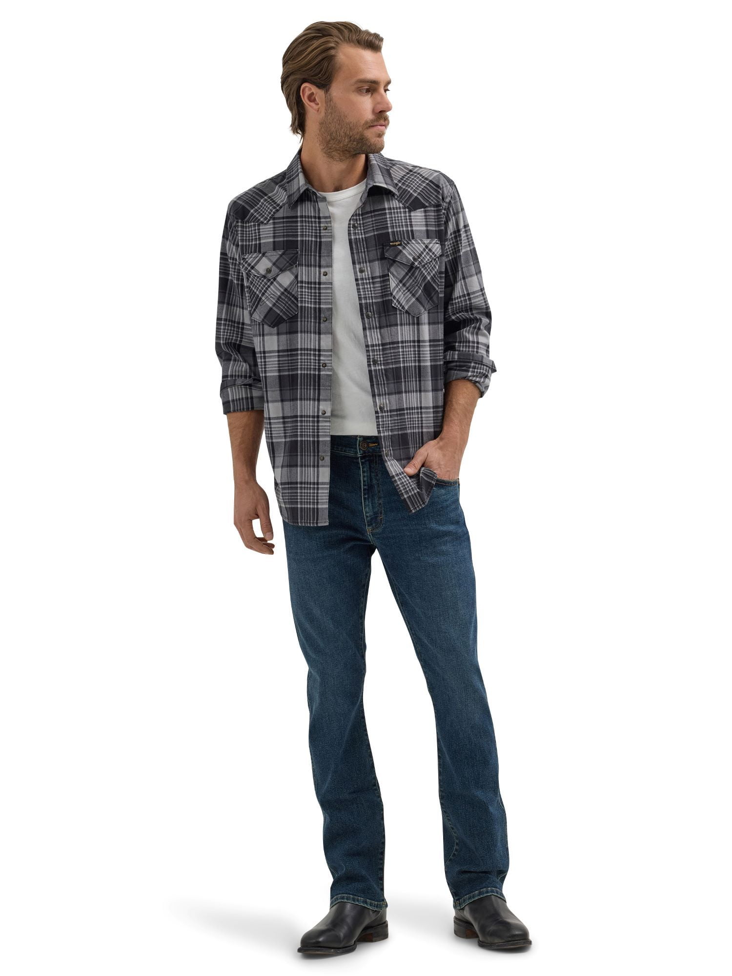 Wrangler® Men's 5-Pocket Bootcut Jean with Stretch, Sizes 30-42
