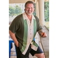 thumbnail image 4 of KingSize Men's Big & Tall Colorblock Camp Shirt, 4 of 5