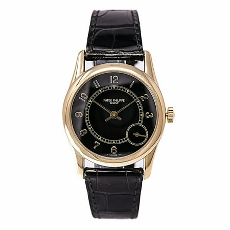 Pre-Owned Patek Philippe Calatrava 5000J Gold  Watch (Certified Authentic &