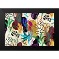 thumbnail image 2 of Bolokofsky, Ronald 24x17 Black Modern Framed Museum Art Print Titled - Floral Collage I, 2 of 5