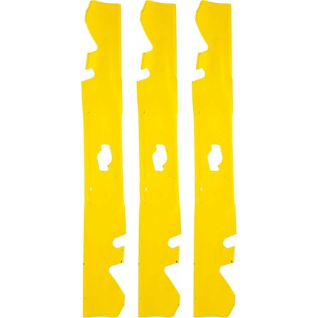 CUB CADET 742P05086-X 18.611" Xtreme Blade S-Shaped Hole Enduro XT1-GT54 XT2-ST54 Ultima ZT1-54 ZT2-54 3-Pack