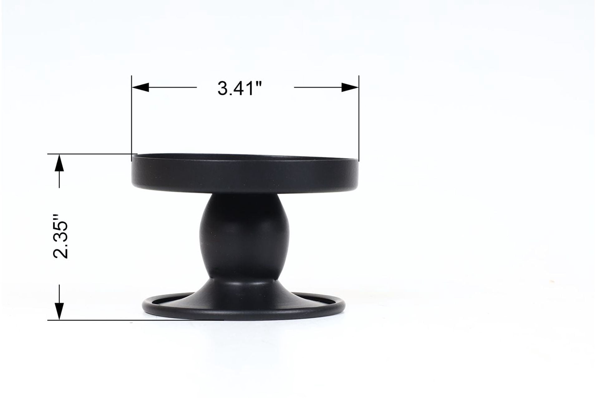 Mainstays 2.25" Flippable Candle Holder, Black