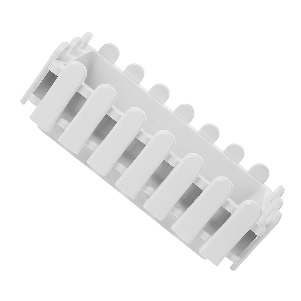 NUOLUX White Fence Shaped Plastic Planter Box for Outdoor Plants and Vegetable Garden