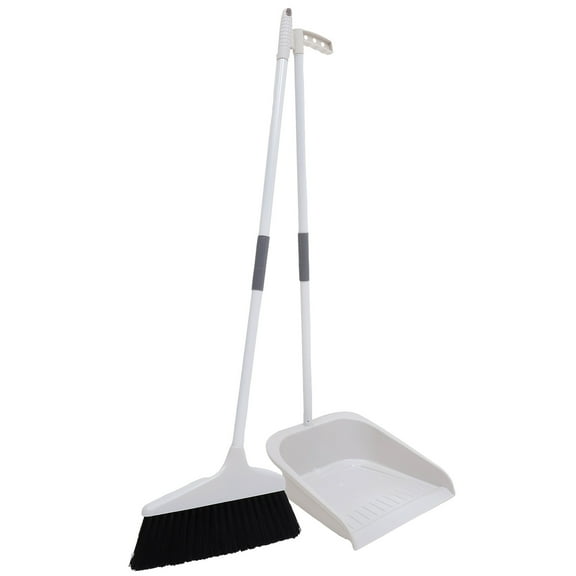 Broom Sweeper Mini Dustpan Whisk Cleaning Tools Office White