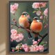 thumbnail image 1 of Cuadros Decorativos Pintura de diamante 5D DIY Taladro cuadrado completo AB Taladro Grayfinch Decoración para el hogar (ZQA1226) Wdftyju embutido en tela, 1 of 8