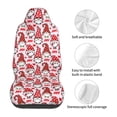 thumbnail image 5 of Honeii Christmas Gnome Print Car Seat Covers 2 Pieces, Full Set Universal Seat Covers for Cars, Waterproof Auto Seat Protectors, 5 of 7