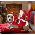 thumbnail image 4 of Disfraz de Papá Noel para perros, ropa para mascotas, disfraces de Cosplay para mascotas, disfraz de fiesta para perros y gatos, atuendo para perros pequeños, medianos y grandes JAMW Sencillez, 4 of 5