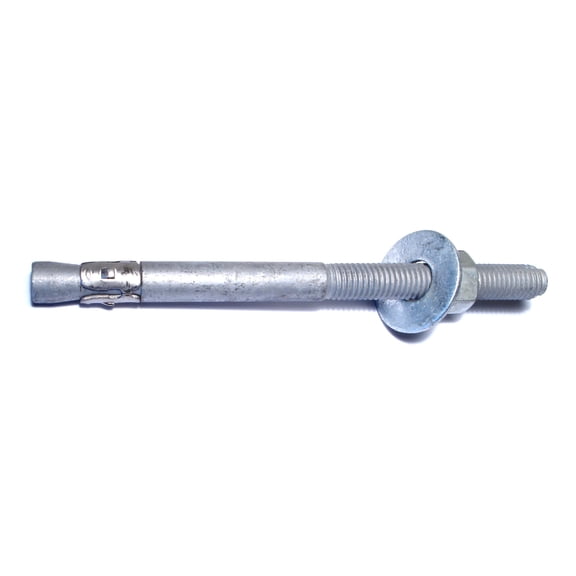 5/8" x 8-1/2" Galvanized Concrete Wedge Stud Anchor Bolts WAS-294 (10 pcs.)