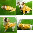 thumbnail image 4 of Dog Raincoat Hoodies Rain Jacket Waterproof Rain Poncho with Pocket Reflective Rain Coat for Small Medium Dog Yellow S, 4 of 4