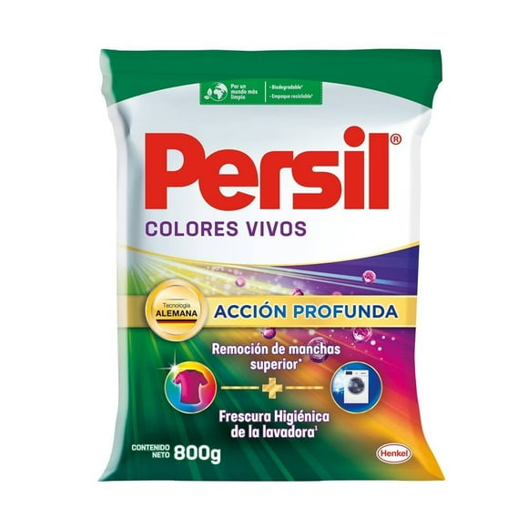 Detergente en polvo Persil Colores Vivos 800g