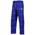 thumbnail image 2 of Men's Concepts Sport Royal/Black Golden State Warriors Ultimate Plaid Flannel Pants, 2 of 4