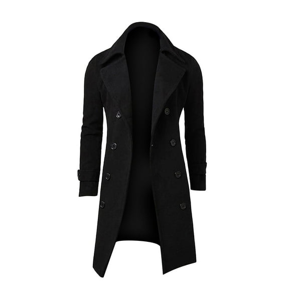 Men's Black Trench Coats