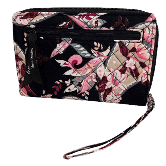 Vera Bradley Women's Zip-Around Wallet Wristlet in Botanical Paisley