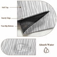 thumbnail image 6 of Area Rug for Living Room, Gray Lines Non-Slip Indoor Large Carpet for Bedroom/Dining Room, Vintage Wave Stripes Texture Simple Washable Low-Profile Rectangle Floor Mat Runner Rugs - 3 x 5 Ft, 6 of 8