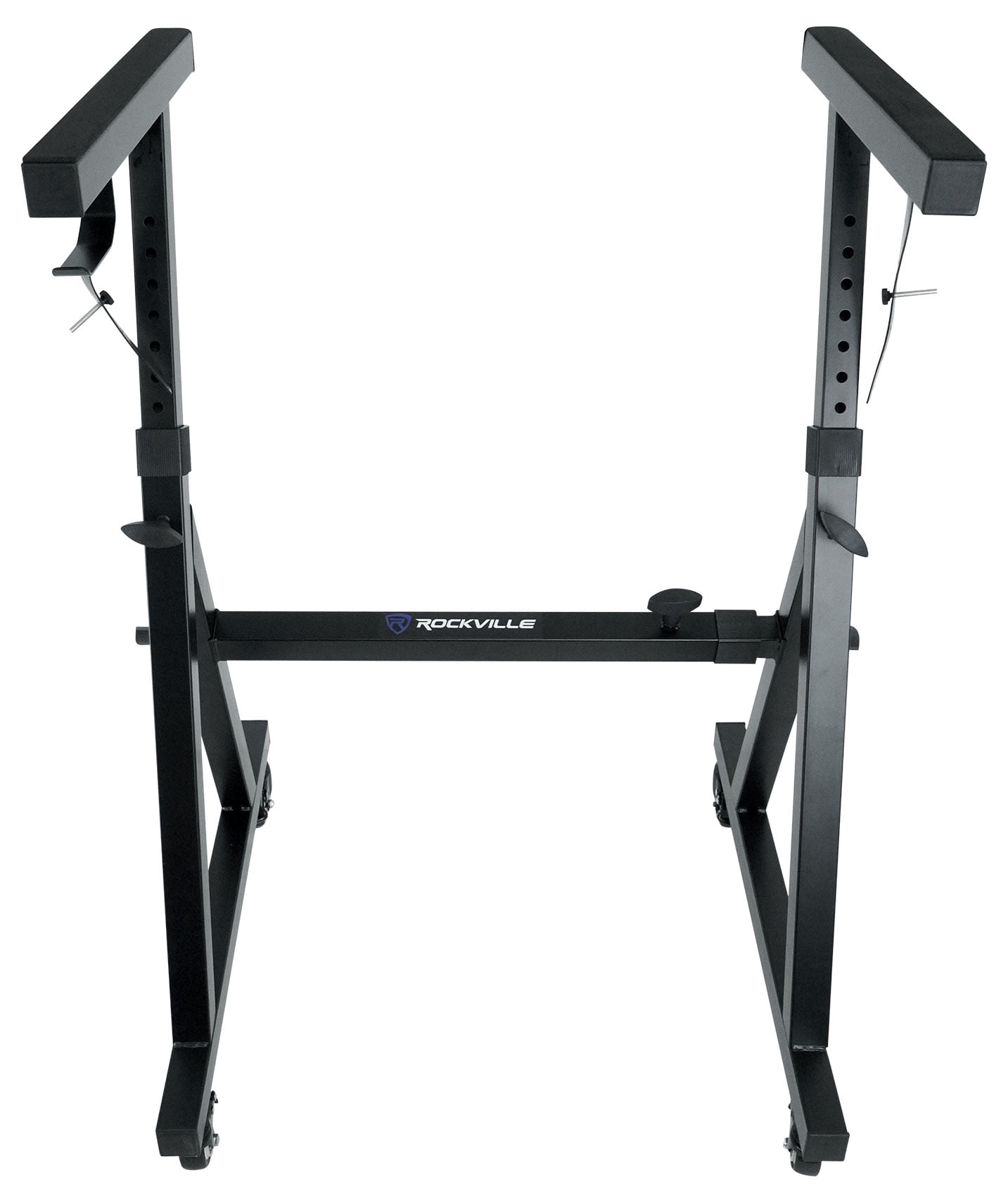 Rockville Z40W Z-Style Keyboard Stand+Wheels+Bag Fits Yamaha PSRS775