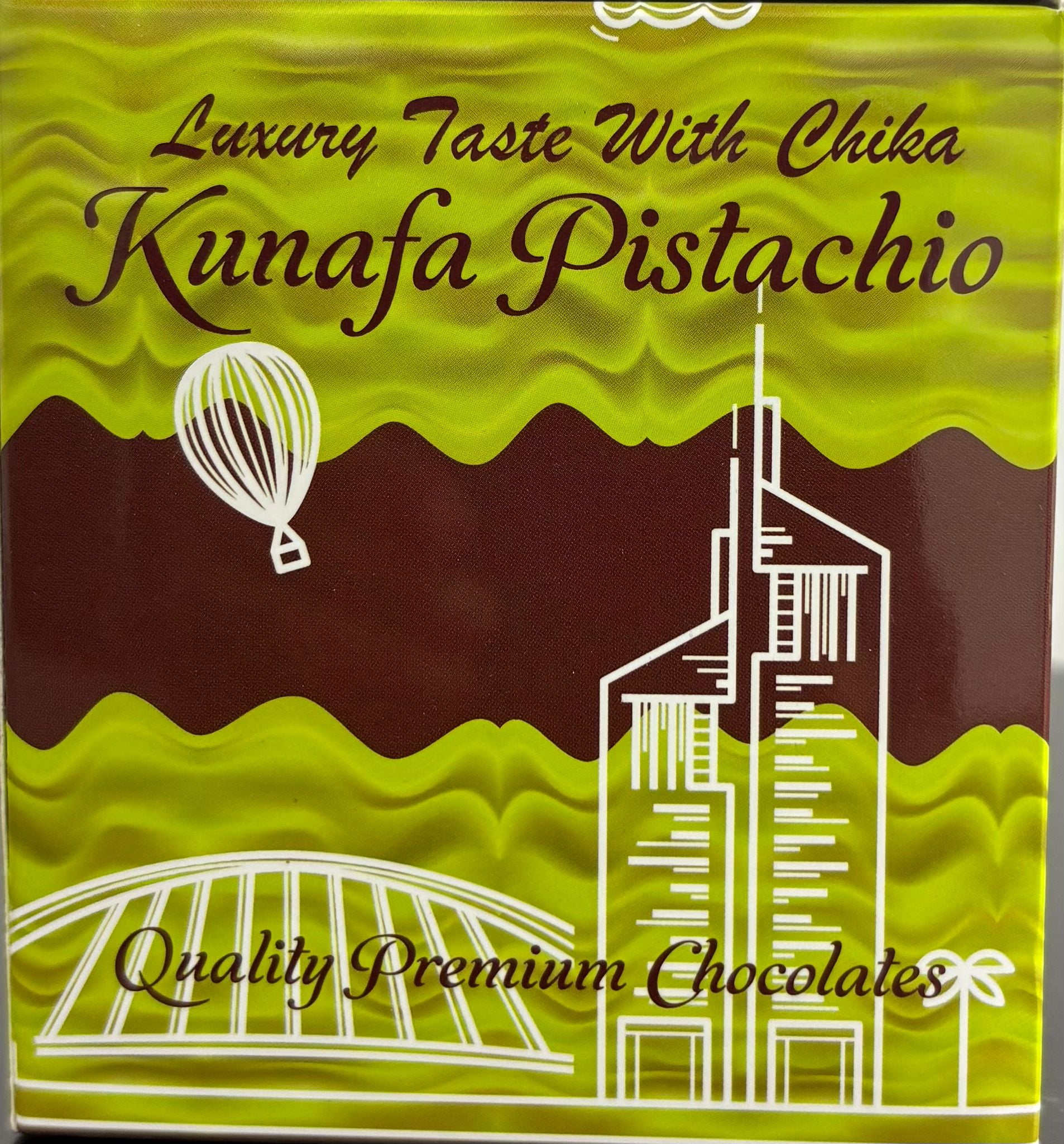 Dubai Pistachio Kunafa Chocolate Bar
