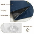 thumbnail image 2 of Navy Blue Gold Marble Kitchen Runner Rug 2x6 Washable Runners for Hallway Non Slip Modern Abstract Marble Crack Texture Large Area Rug Indoor Floor Carpet for Bathroom Laundry Entryway Bedroom, 2 of 8