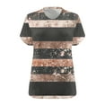 thumbnail image 4 of Fiudx Ofertas Flash Del Día Camiseta Deportiva de Verano de Gran Tamaño con Cuello En V y Manga Corta para Mujer, 4 of 4