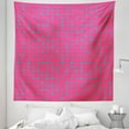 thumbnail image 1 of Pink and Turquoise Tapestry, Modern Geometric Pattern of Big Little Hexagons Bicolour Contemporary, Fabric Wall Hanging Decor for Bedroom Living Room Dorm, 5 Sizes, Magenta, by Ambesonne, 1 of 1