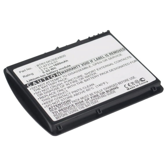 Batteries N Accessories BNA-WB-L1317 Barcode Scanner Battery - Li-ion, 3.7, 1600mAh, Ultra High Capacity Battery - Replacement for Symbol 21-67314-01, BTRY-MC50EAB00 Battery