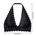 thumbnail image 4 of MEICHEN Women's Plus Size Lace Halter Push Up Bralettes Deep V Neck Tshirt Bras Everyday No Show Underwear Summer Essentials Fall Fashion Clothing, 4 of 4