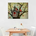 thumbnail image 2 of Nawypu  Birds Canvas Wall Art for Farmhouse Vintage Red Cardinals Birds Picture Print Retro Hope Love Quotes Poster Decor, 2 of 4