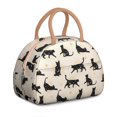 thumbnail image 1 of Cat Mom Lunch Bag – Adorable Kitty Pattern with Cute Paws, Ideal for Cat Lovers, 1 of 4