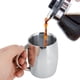 thumbnail image 2 of Taza para beber de acero inoxidable de doble capa con asa para barra de leche de agua de té de cerveza Unbranded 3113190051412, 2 of 7