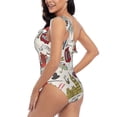 thumbnail image 4 of Honeii London Landmark1 for women's one-piece swimsuit featuring a chic one-shoulder design experience elegance and style in the water-Small, 4 of 6