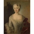 thumbnail image 2 of Anton Raphael Mengs 15x18 Gold Ornate Wood Frame and Double Matted Museum Art Print Titled - Portrait of a Woman (18th&nbsp;Century), 2 of 4