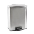 thumbnail image 1 of Hometrends 40 Litre Stainless Steel Pedal Trash Can for Kitchen, Removable interior pail with bag cinch for a tight fit, Fingerprint-Resistant Finish, 1 of 8