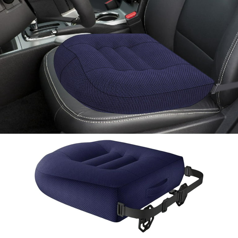 Car Seat Heightening Cushion Vehicle Driver Ass Height Increase Pad Mat For  Short People Memory Foam Seat Booster Cover Cushion