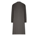 thumbnail image 3 of Fancifize Women Plus Size Cotton Linen Maxi Cardigan Long Open Front Drape Lightweight Duster Cardigan Casual Plain Long Sleeve Cardigan S-5XL, 3 of 9