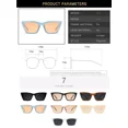 thumbnail image 6 of Vintage Cat Eye Sunglasses Women Square Small Frame Sun Glasses Female Brand Designer Retro Shades Fashion Oculos De Sol, 6 of 10