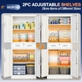thumbnail image 3 of BESFUR Metal Cabinet with Drawer and Adjustable Shelves for Garage, Office, School - White, 3 of 9